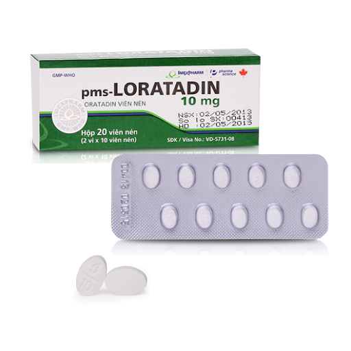thuốc loratadin 10mg